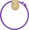 Anchor Sparkle Plastic Embroidery Hoop Assorted Colors